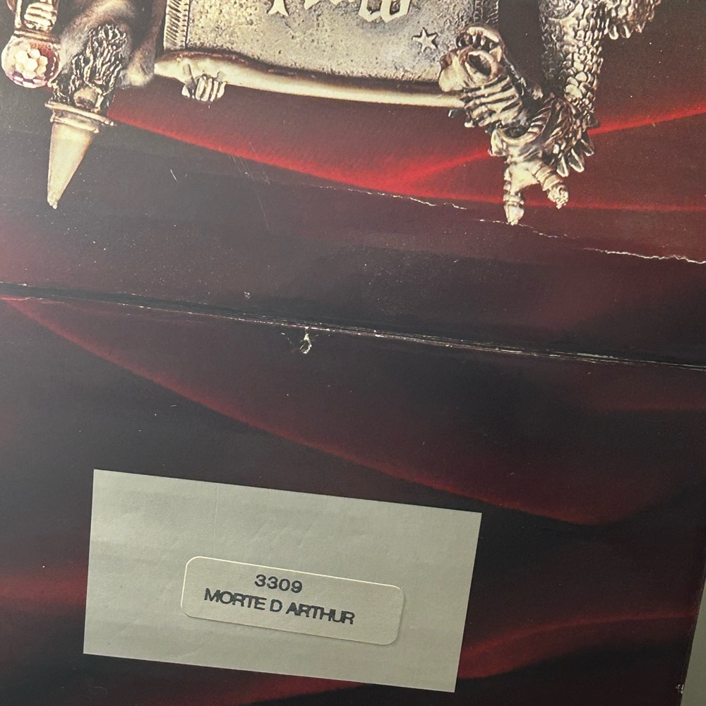 Le Morte d’Arthur of King Arthur legend Myth & Magic Tudor Mint pewter large pc - Picture 5 of 5